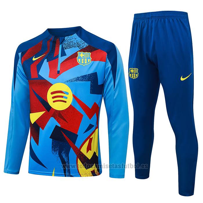 Chandal de Sudadera del Barcelona Nino 2025-2026 Multicolor